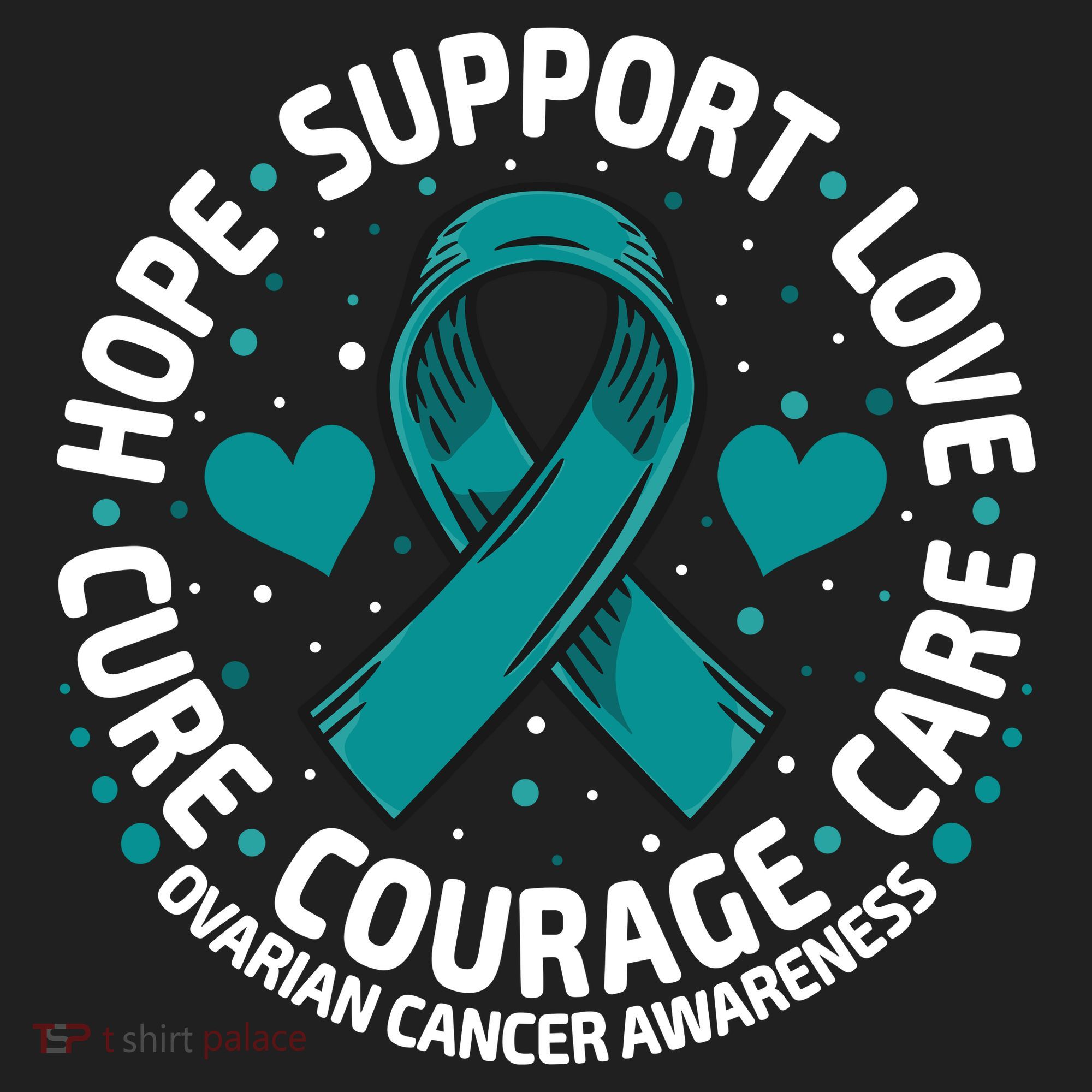 Ovarian Cancer Support Tee Family Ovarian Cancer Awareness Hat