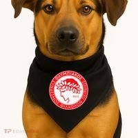 Olympiacos Club Supporter Fan Greece Greek USA-Made Doggie Bandana thumb 1