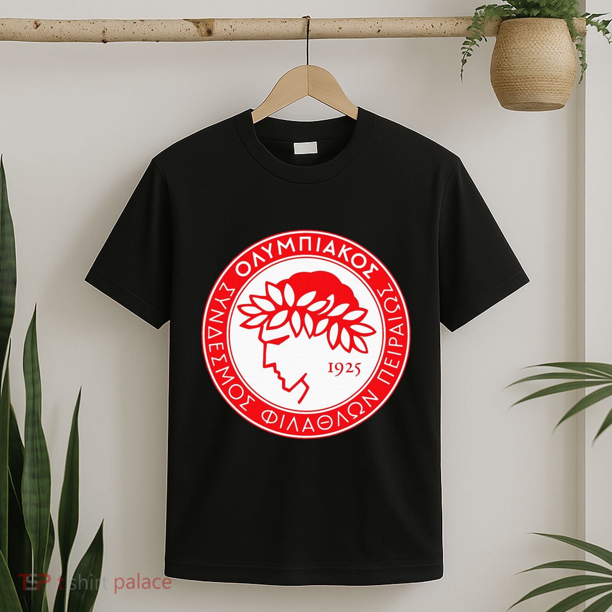 Olympiacos Club Supporter Fan Greece Greek T-Shirt