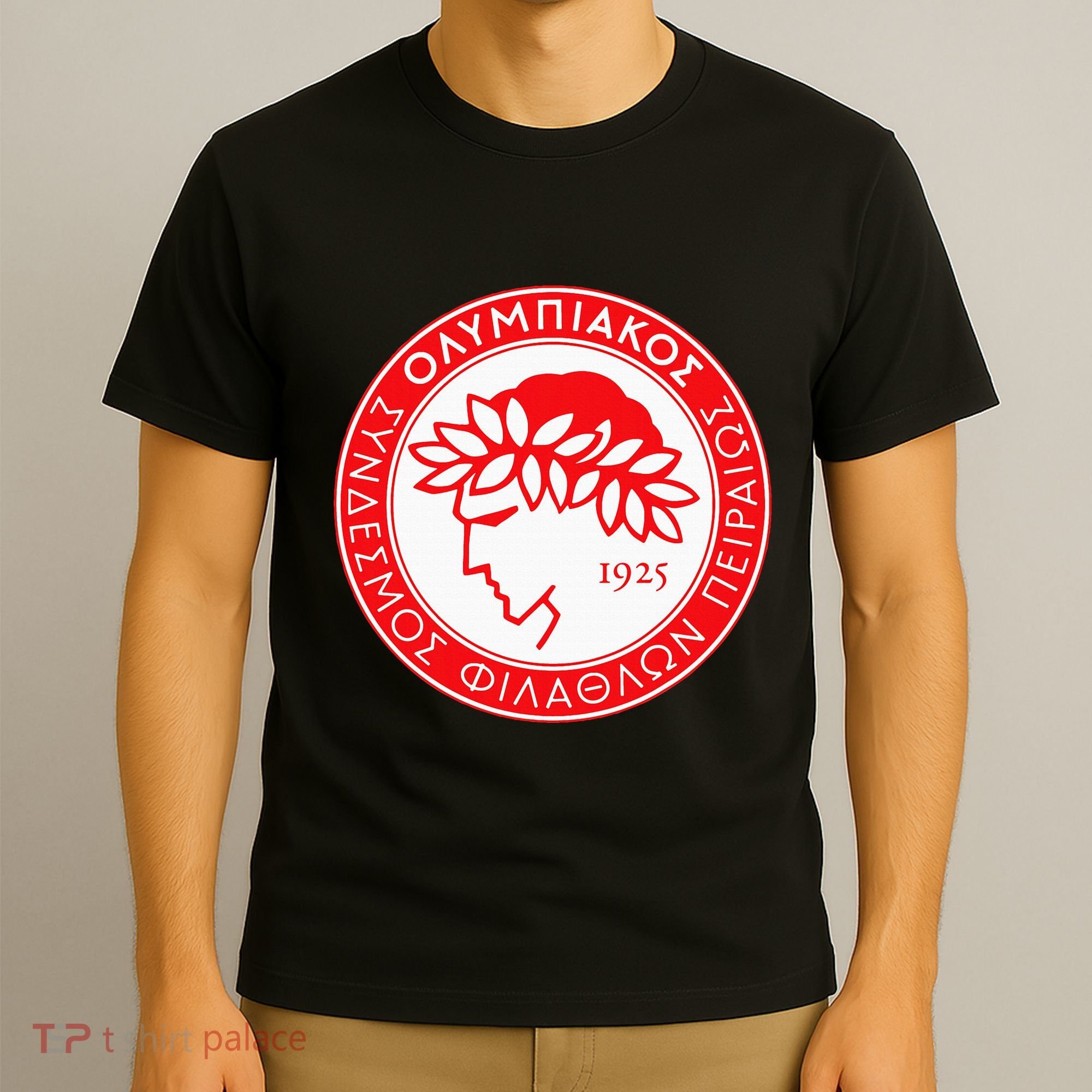 Olympiacos Club Supporter Fan Greece Greek T-Shirt