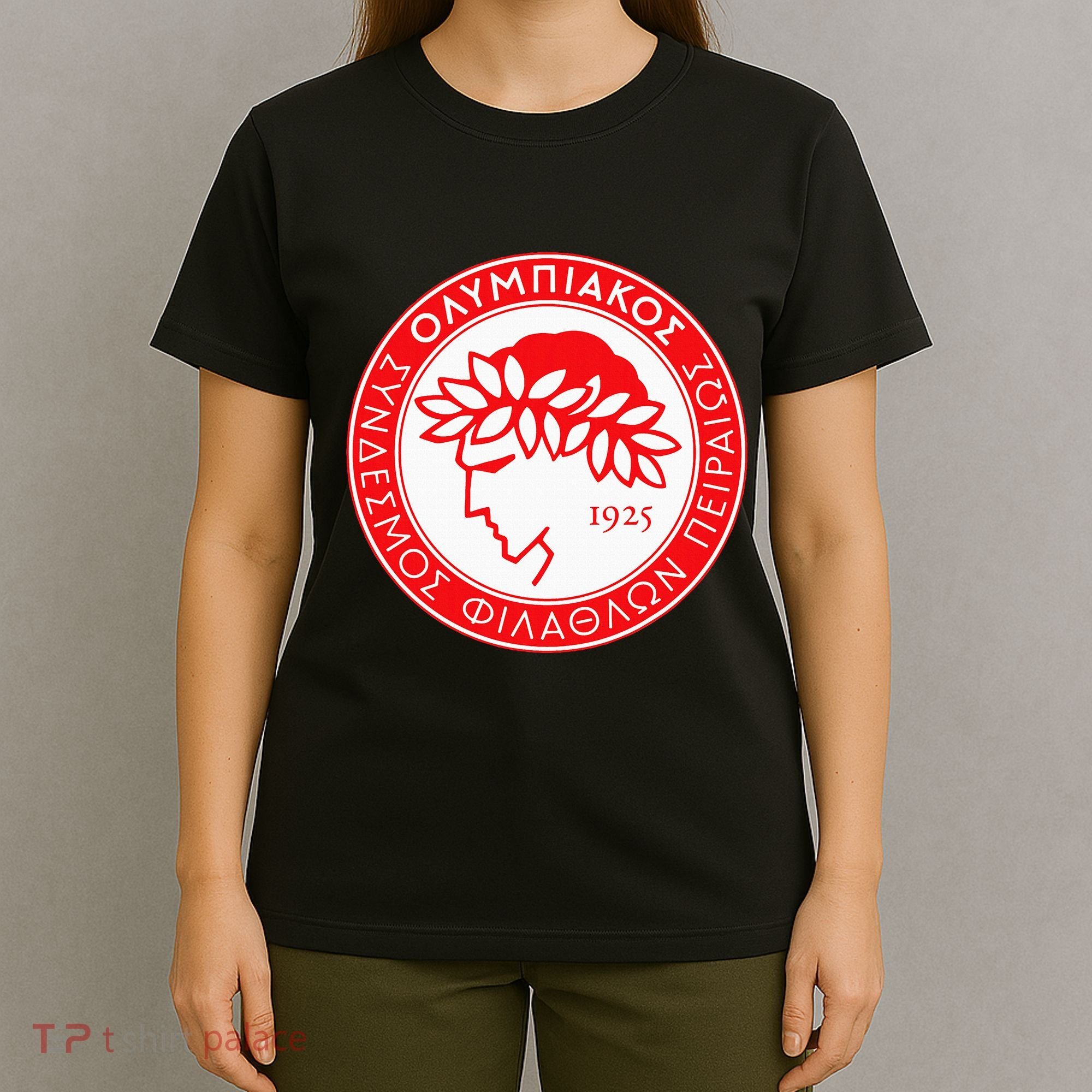 Olympiacos Club Supporter Fan Greece Greek T-Shirt