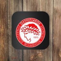 Olympiacos Club Supporter Fan Greece Greek Coaster thumb 0