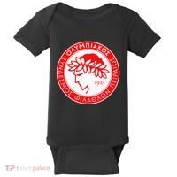 Olympiacos Club Supporter Fan Greece Greek Baby Bodysuit thumb 0