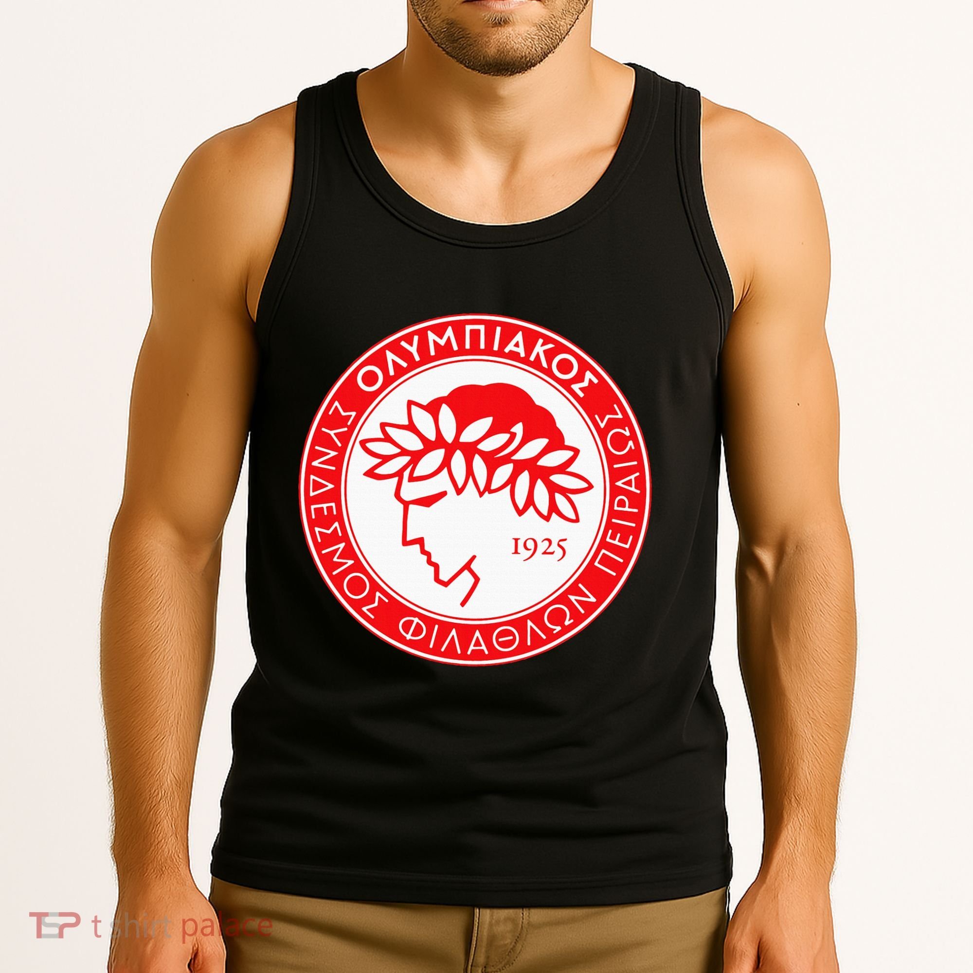 Olympiacos Club Supporter Fan Greece Greek Tank Top