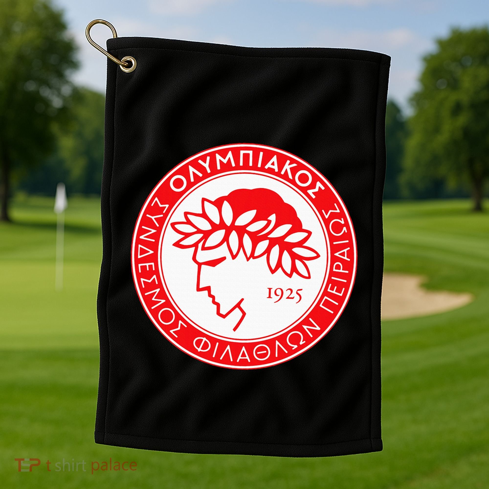 Olympiacos Club Supporter Fan Greece Greek Golf Towel