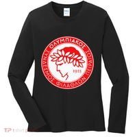 Olympiacos Club Supporter Fan Greece Greek Women's Long Sleeve Shirt thumb 0