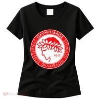 Olympiacos Club Supporter Fan Greece Greek Women's T-Shirt thumb 0