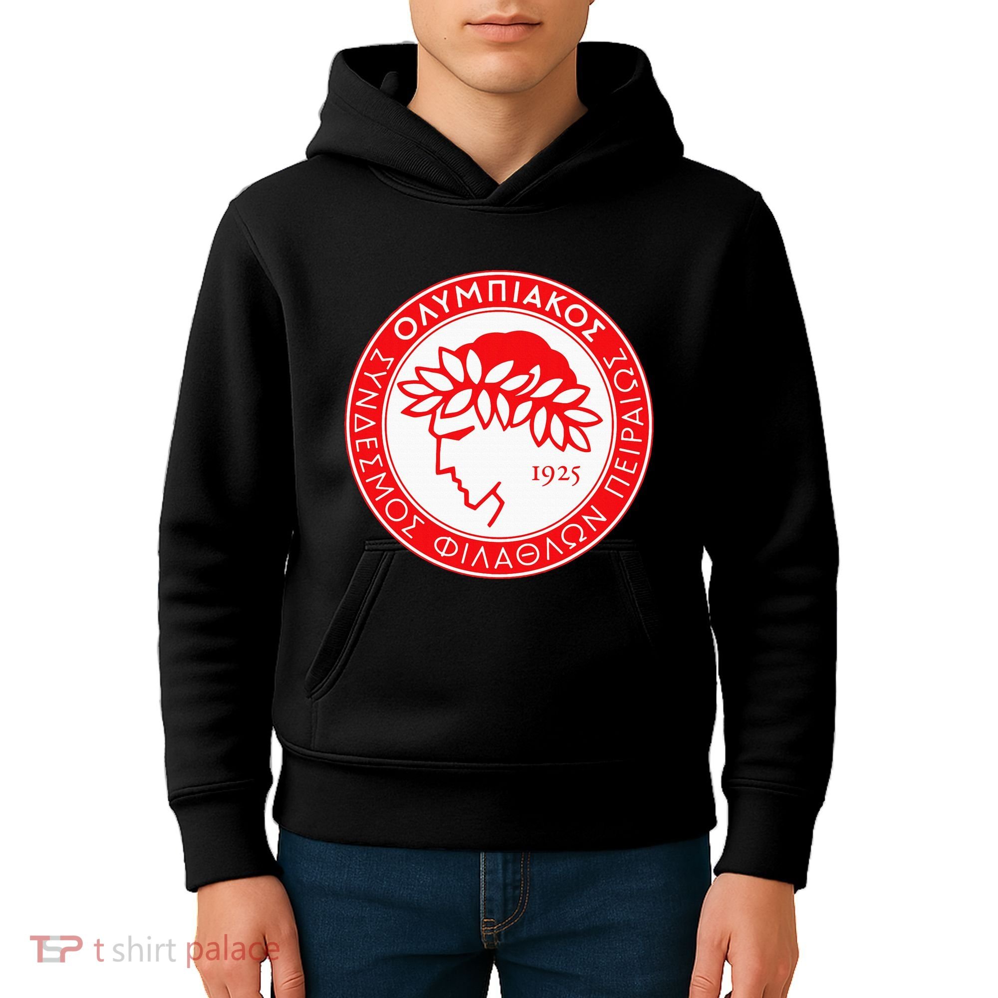 Olympiacos Club Supporter Fan Greece Greek Kids Hoodie
