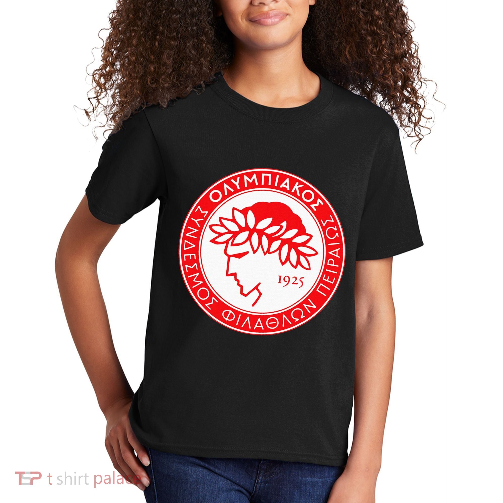 Olympiacos Club Supporter Fan Greece Greek Kids T-Shirt