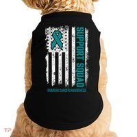 Ovarian Cancer Support Squad Ovarian Cancer Awareness Doggie Tank thumb 0
