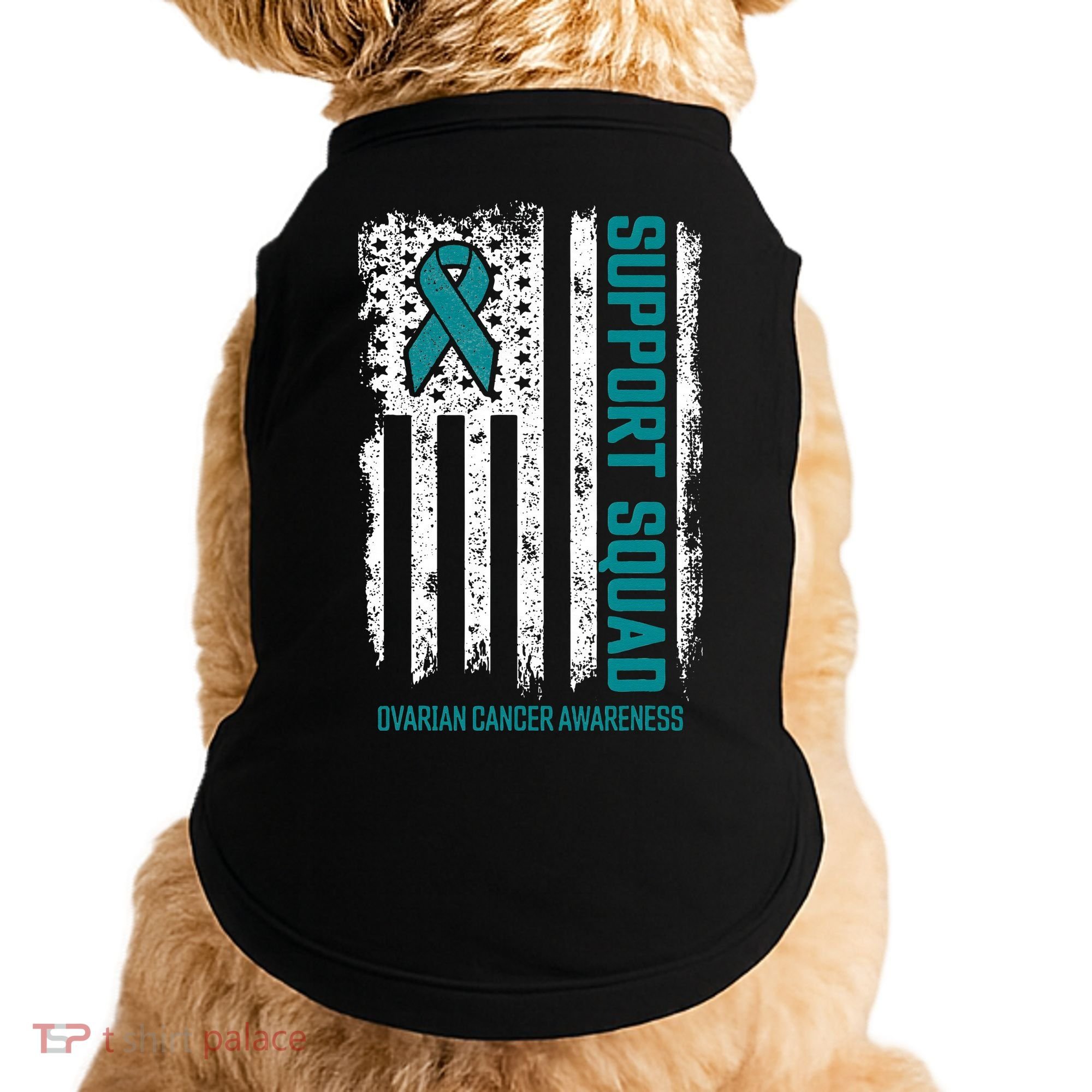 Ovarian Cancer Support Squad Ovarian Cancer Awareness Doggie Tank