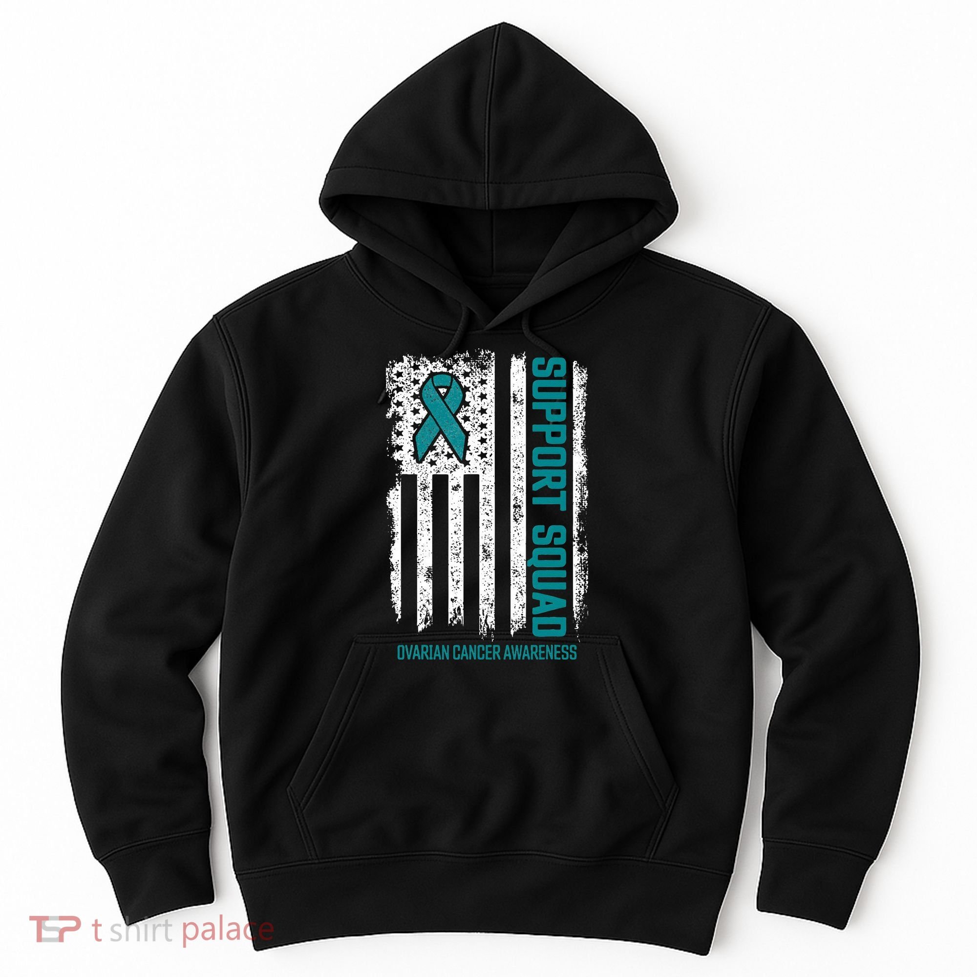 Ovarian Cancer Support Squad Ovarian Cancer Awareness Hoodie