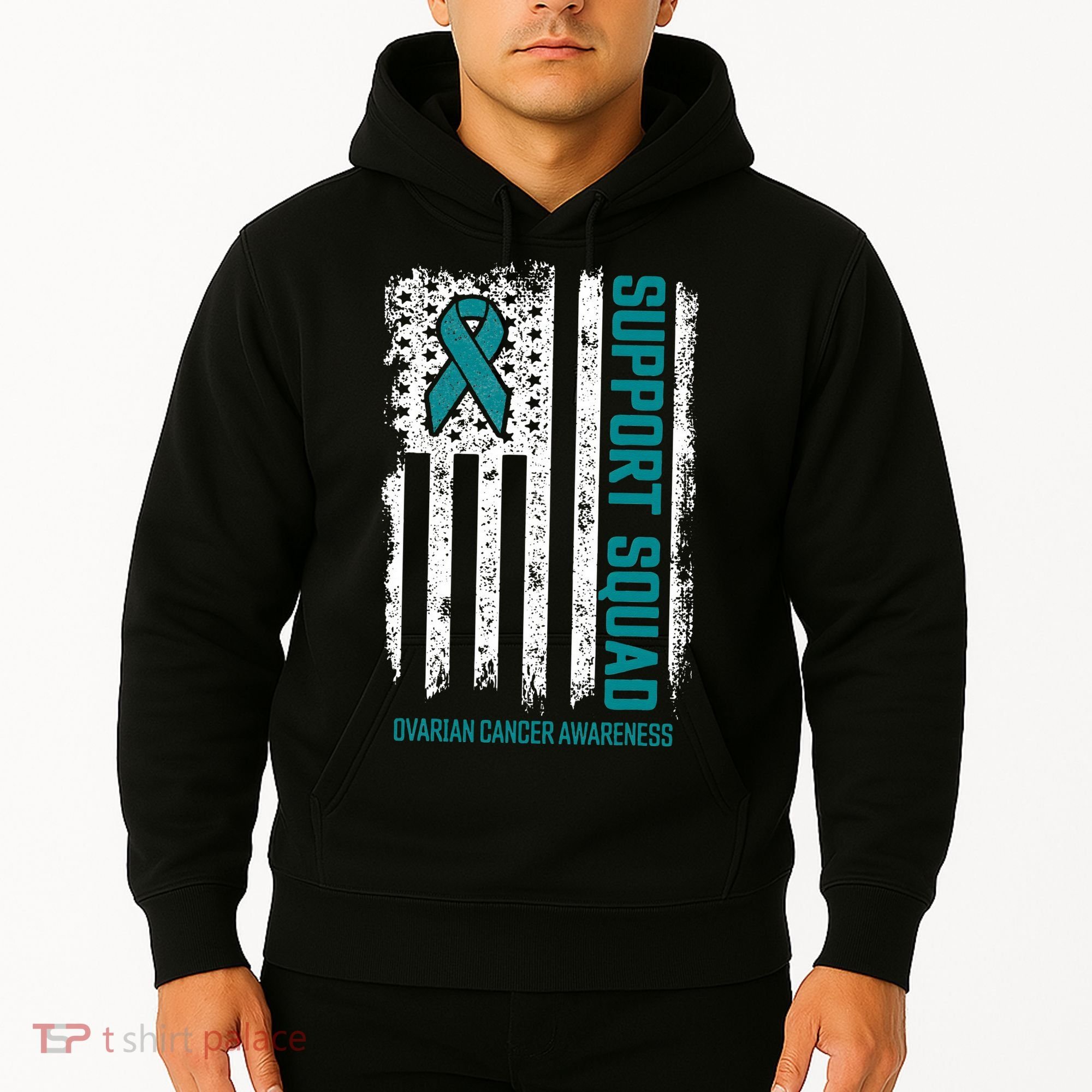 Ovarian Cancer Support Squad Ovarian Cancer Awareness Hoodie