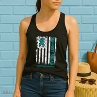 Ovarian Cancer Support Squad Ovarian Cancer Awareness Women's Tank Top thumb 2