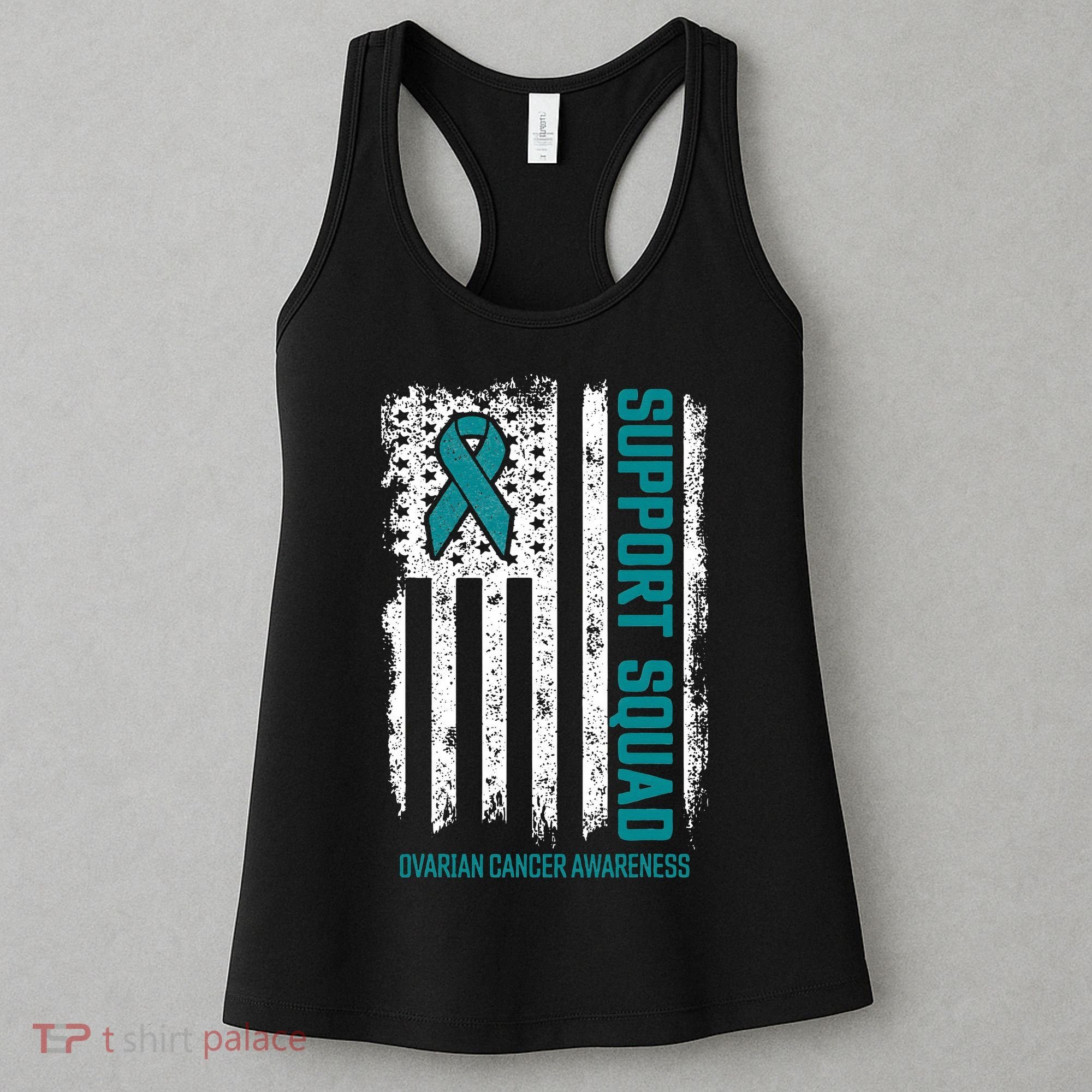 Ovarian Cancer Support Squad Ovarian Cancer Awareness Women's Tank Top