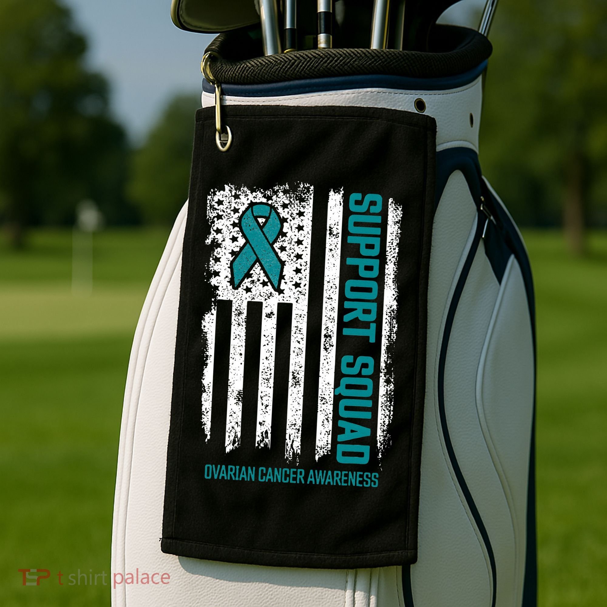 Ovarian Cancer Support Squad Ovarian Cancer Awareness Golf Towel