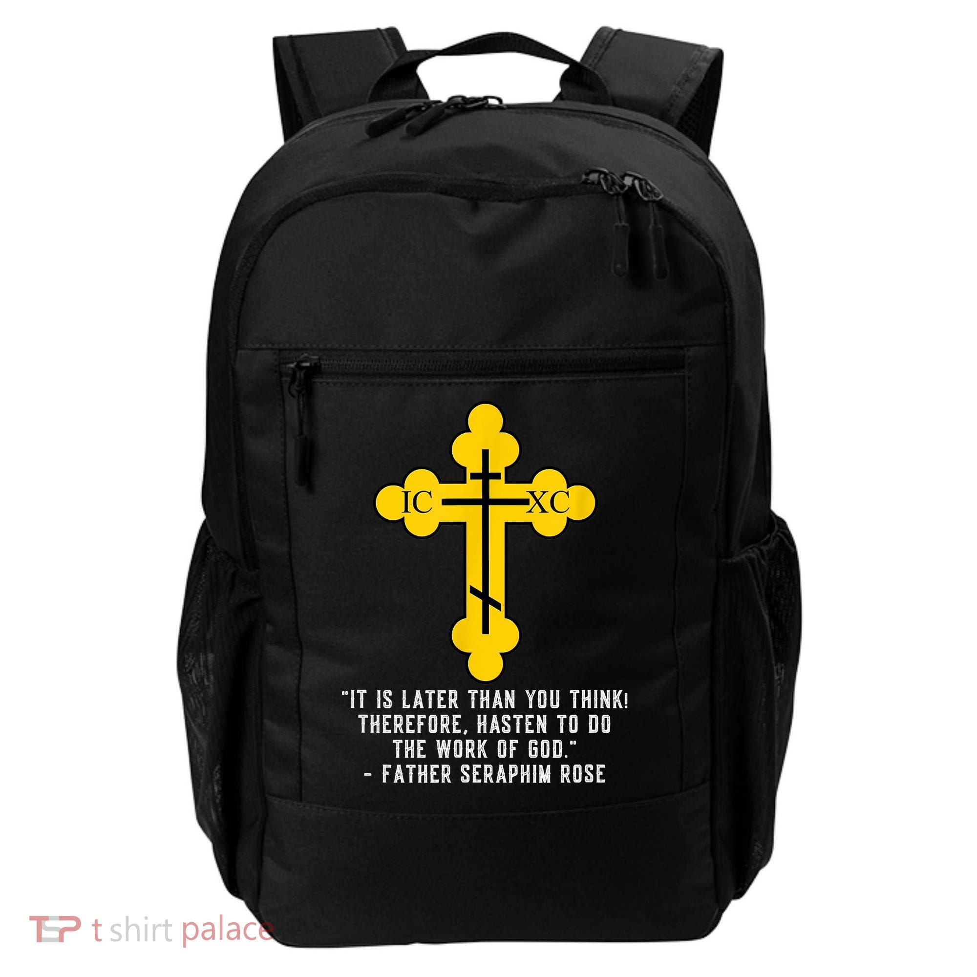 Orthodox Christian Seraphim Rose Backpack