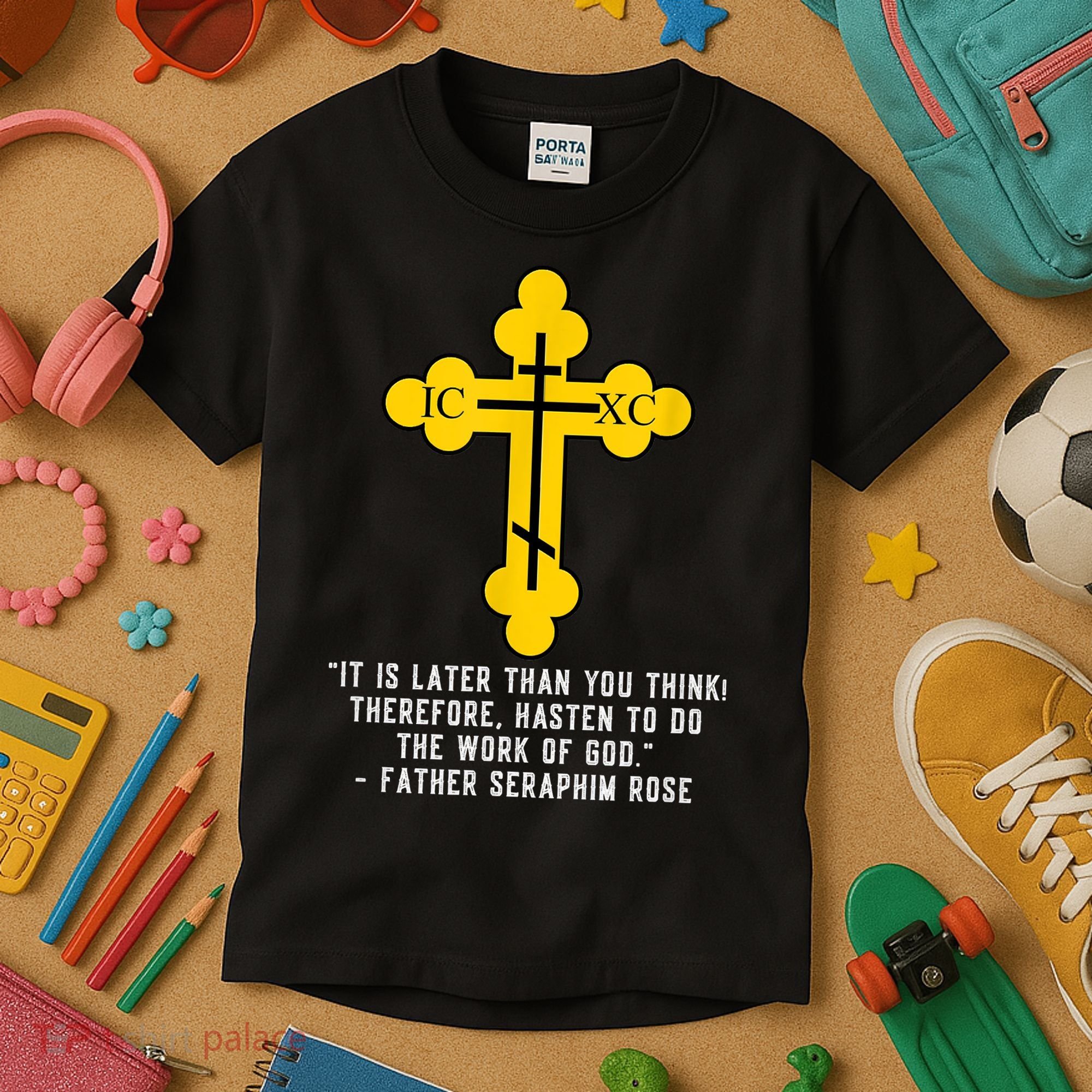 Orthodox Christian Seraphim Rose Kids T-Shirt