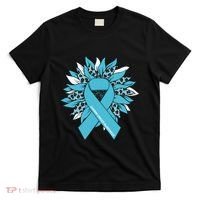 Ovarian Cancer Shirts Sunflower Ovarian Cancer Awareness T-Shirt thumb 0