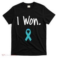 Ovarian Cancer Survivor I Won Ovarian Cancer Awareness T-Shirt thumb 0