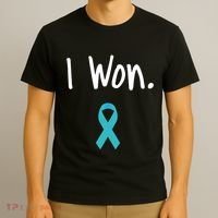 Ovarian Cancer Survivor I Won Ovarian Cancer Awareness T-Shirt thumb 3