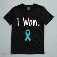 Ovarian Cancer Survivor I Won Ovarian Cancer Awareness T-Shirt thumb 5