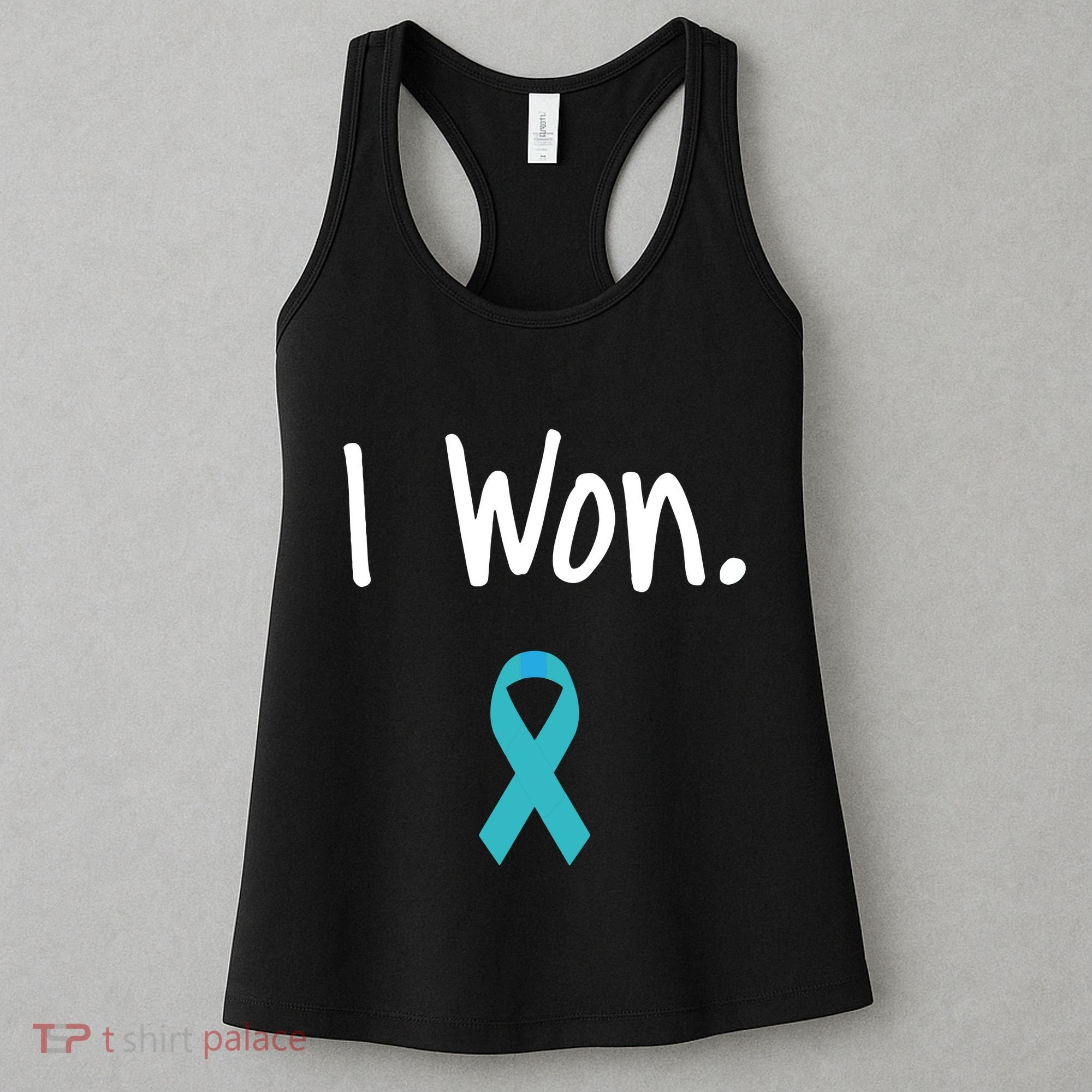 Ovarian Cancer Survivor I Won Ovarian Cancer Awareness Women's Tank Top