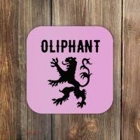 Oliphant Clan Scottish Family Name Scotland Heraldry Coaster thumb 0