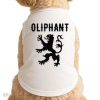 Oliphant Clan Scottish Family Name Scotland Heraldry Doggie Tank thumb 0