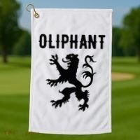 Oliphant Clan Scottish Family Name Scotland Heraldry Golf Towel thumb 1
