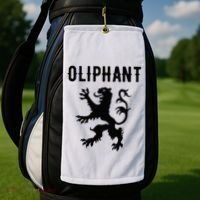 Oliphant Clan Scottish Family Name Scotland Heraldry Golf Towel thumb 2
