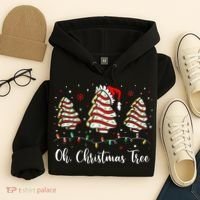 Oh Christmas Tree Cakes Debbie Becky Jen Cake Lovers Xmas Gift Hoodie thumb 4