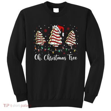 Oh Christmas Tree Cakes Debbie Becky Jen Cake Lovers Xmas Gift Sweatshirt
