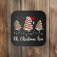 Oh Christmas Tree Cakes Debbie Becky Jen Cake Lovers Xmas Gift Coaster thumb 0