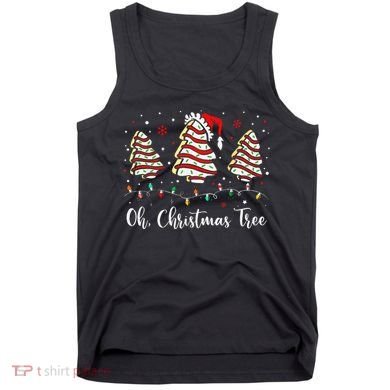Oh Christmas Tree Cakes Debbie Becky Jen Cake Lovers Xmas Gift Tank Top