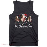Oh Christmas Tree Cakes Debbie Becky Jen Cake Lovers Xmas Gift Tank Top thumb 0