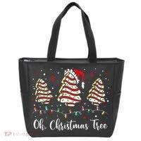 Oh Christmas Tree Cakes Debbie Becky Jen Cake Lovers Xmas Gift Tote Bag thumb 0