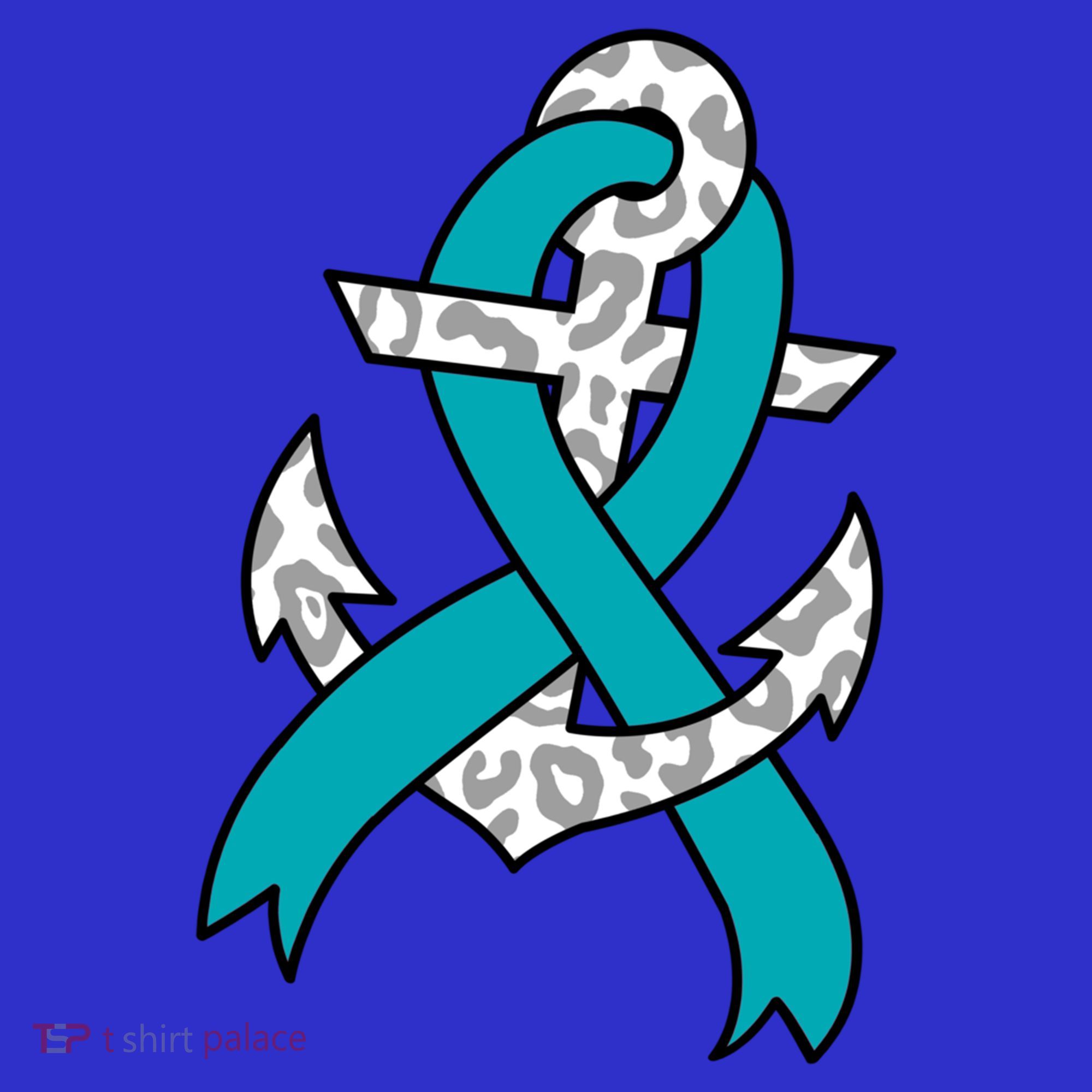 Ovarian Cancer Teal Ribbon Awareness Refuse To Sink Anchor Gift Sweatshirt