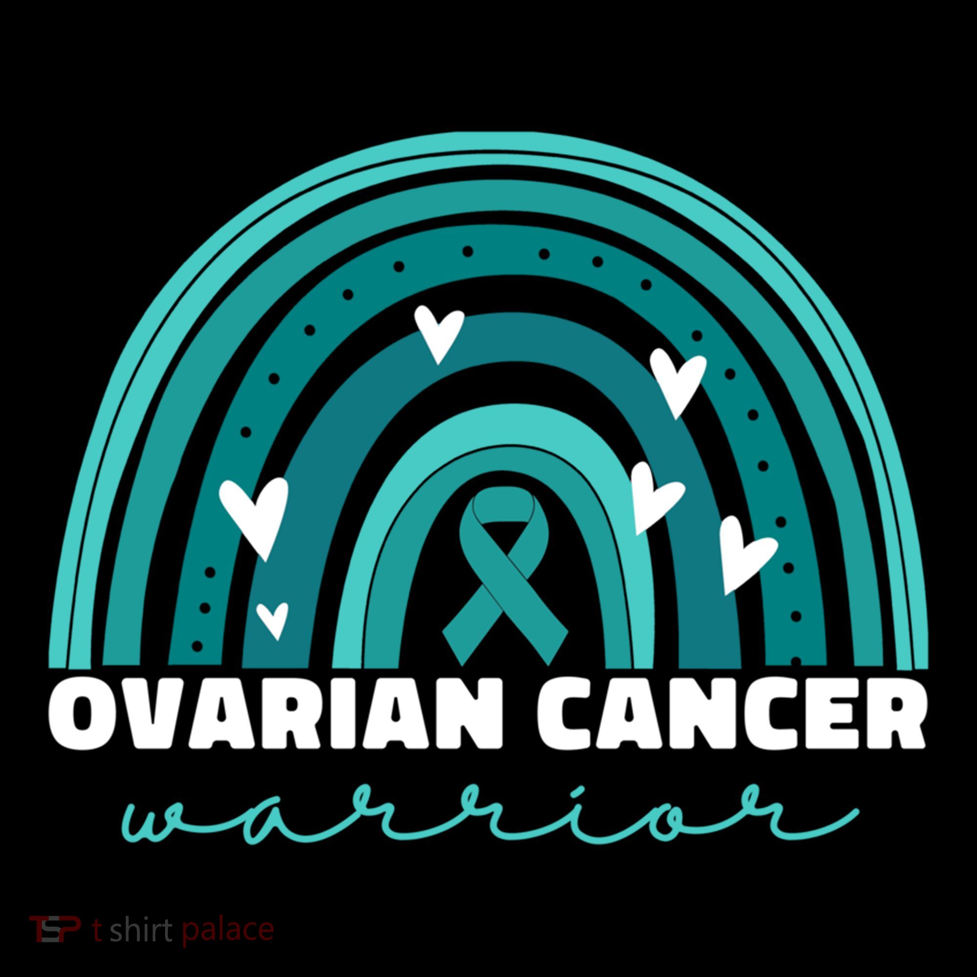 Ovarian Cancer Teal Ribbon Ovarian Cancer Warrior Gift Coffee Mug