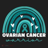 Ovarian Cancer Teal Ribbon Ovarian Cancer Warrior Gift Hat thumb 2