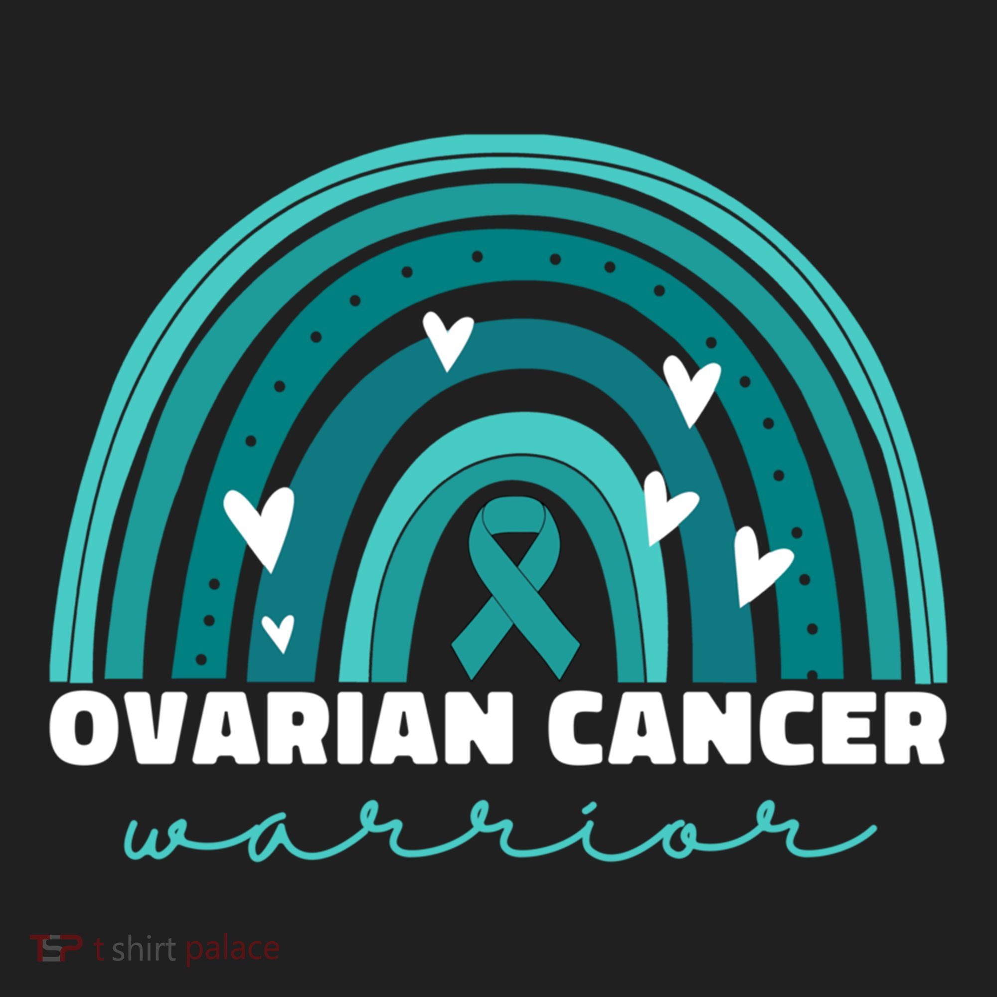 Ovarian Cancer Teal Ribbon Ovarian Cancer Warrior Gift Hat