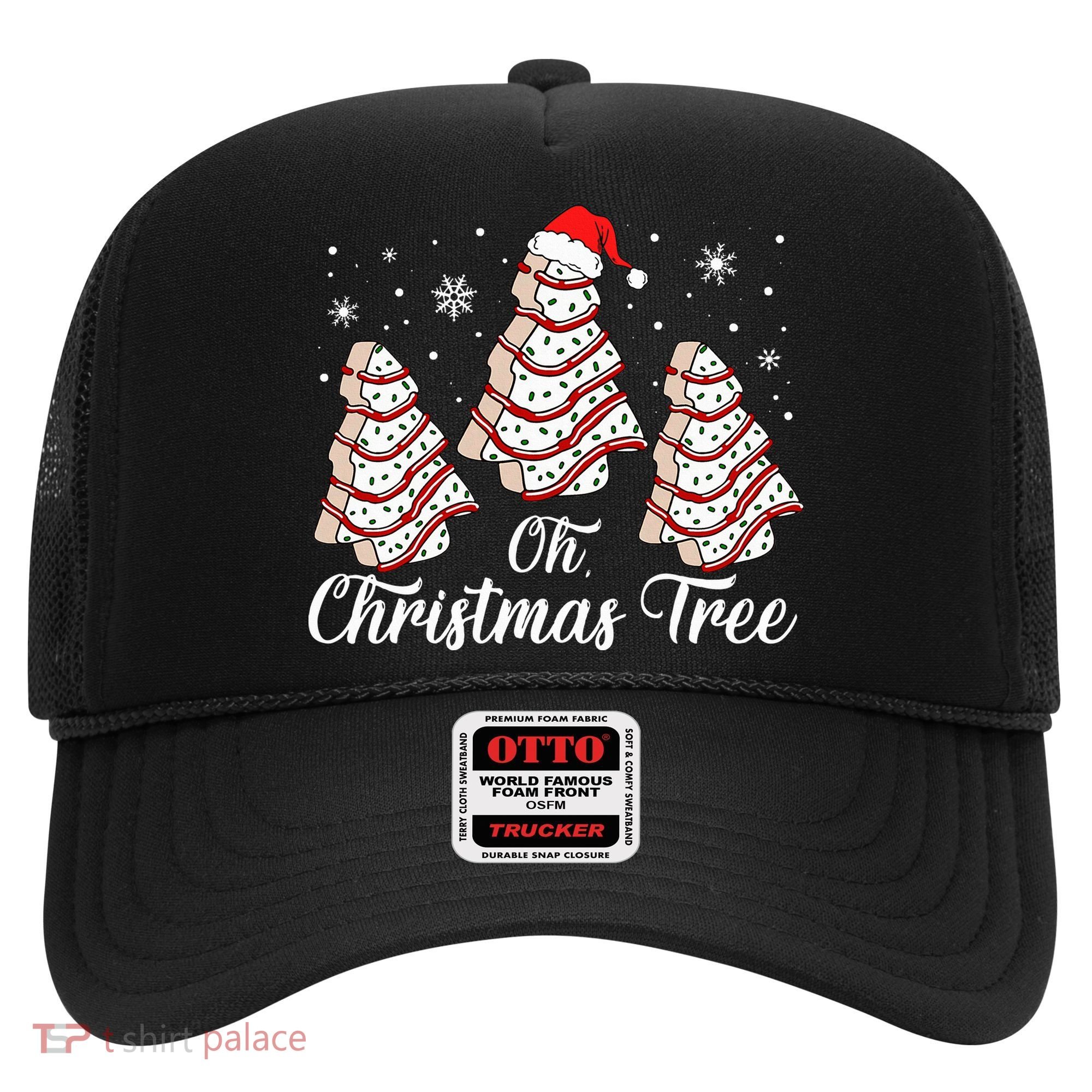 Oh Christmas Tree Cakes Debbie Funny Christmas Snack Cake Hat