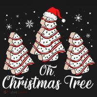 Oh Christmas Tree Cakes Debbie Funny Christmas Snack Cake Visor thumb 3