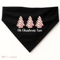 Oh Christmas Tree Holiday Cookie USA-Made Doggie Bandana thumb 0
