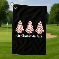 Oh Christmas Tree Holiday Cookie Golf Towel thumb 1