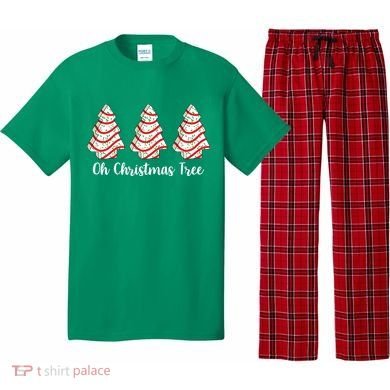 Oh Christmas Tree Holiday Cookie Pajama Set