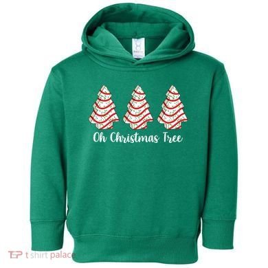 Oh Christmas Tree Holiday Cookie Toddler Hoodie