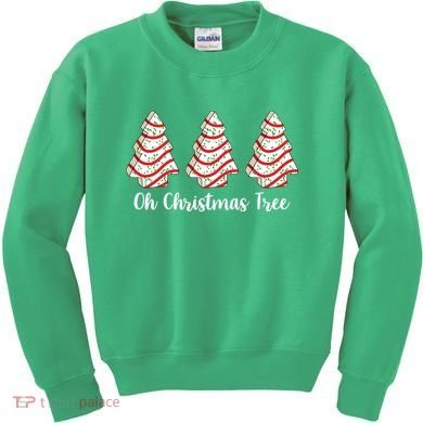 Oh Christmas Tree Holiday Cookie Kids Sweatshirt