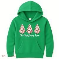 Oh Christmas Tree Holiday Cookie Kids Hoodie thumb 0
