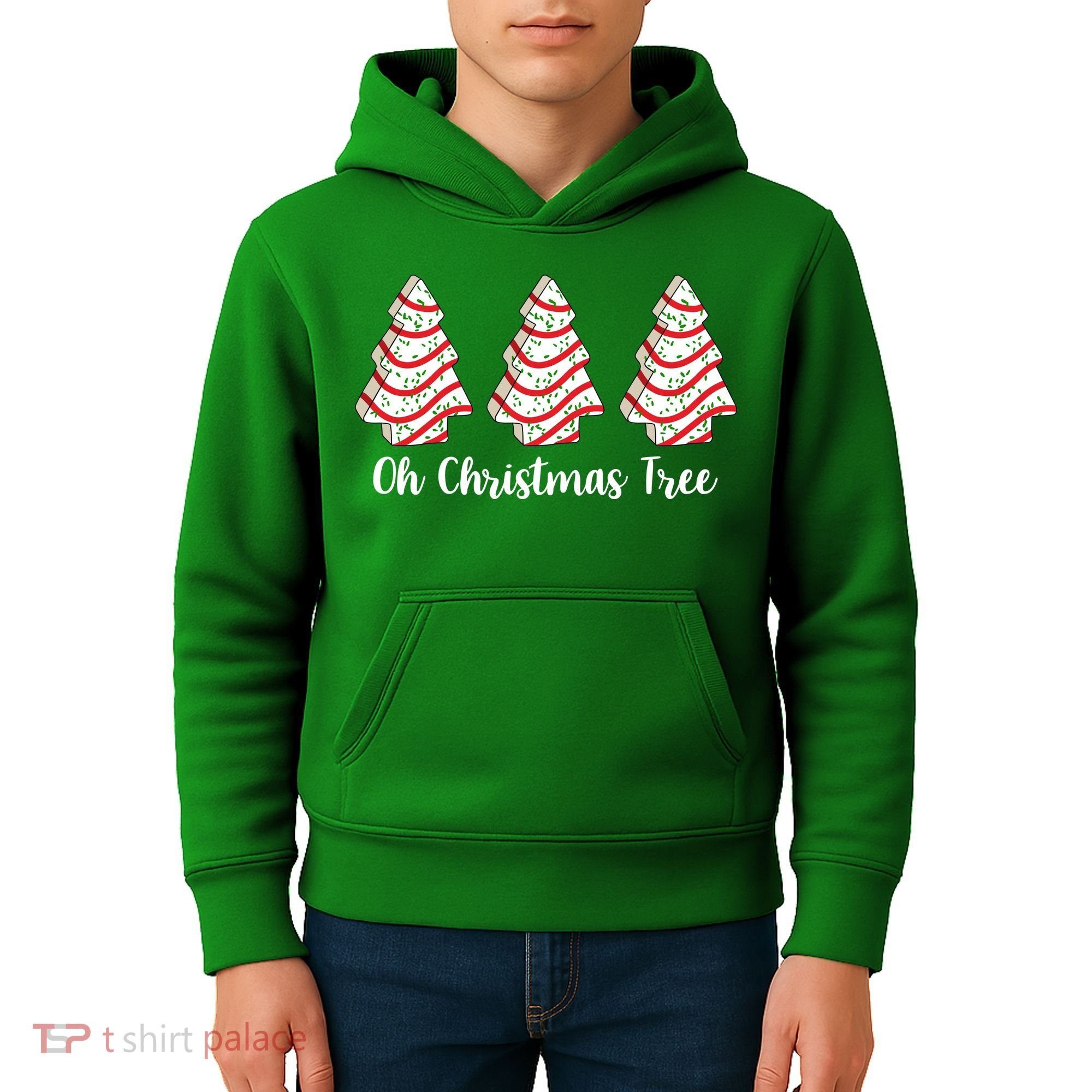Oh Christmas Tree Holiday Cookie Kids Hoodie